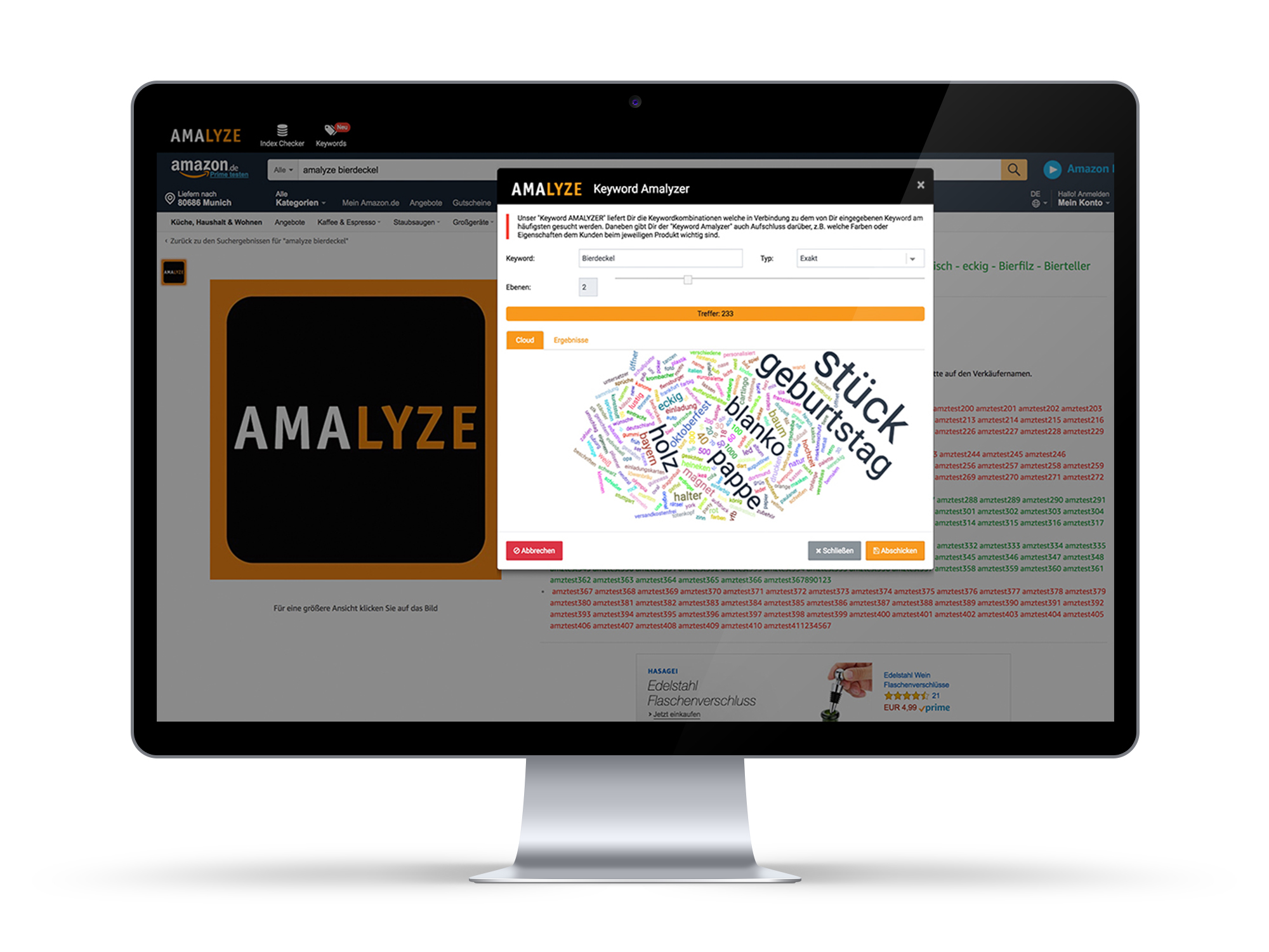 AMALYZE – AMALYZE –  Seller Tool für Händler, Verkäufer, Private  Label & FBA.  SEO, Produktsuche, Produktrecherche, Produktfindung,  Ranking Optimierung