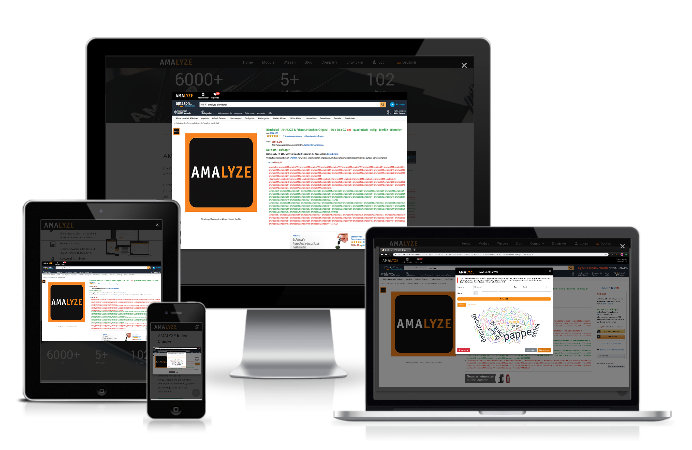 Kostenloses Amazon Tool AMALYZE Chrome Extension